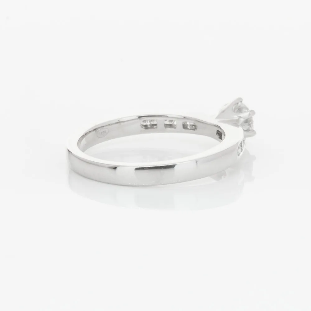18ct White Gold .51ct Diamond Avalon Ring
