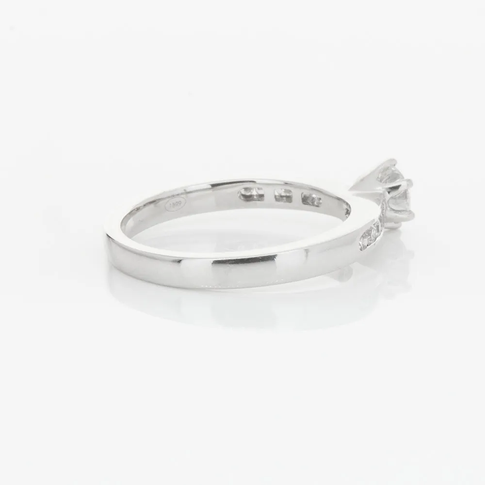 18ct White Gold .51ct Diamond Avalon Ring