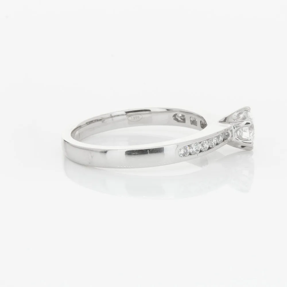 18ct White Gold .51ct Diamond Avalon Ring
