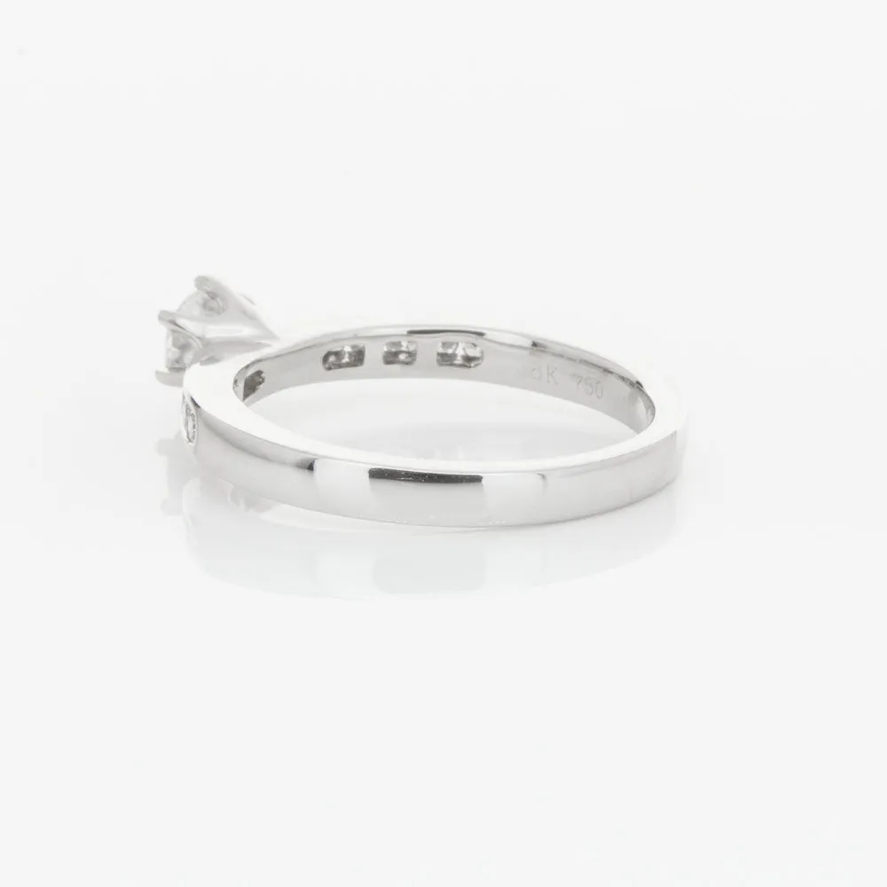 18ct White Gold .51ct Diamond Avalon Ring