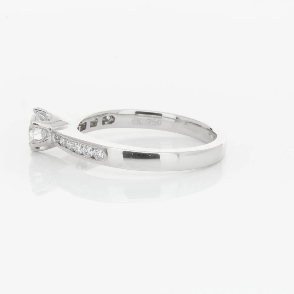 18ct White Gold .51ct Diamond Avalon Ring