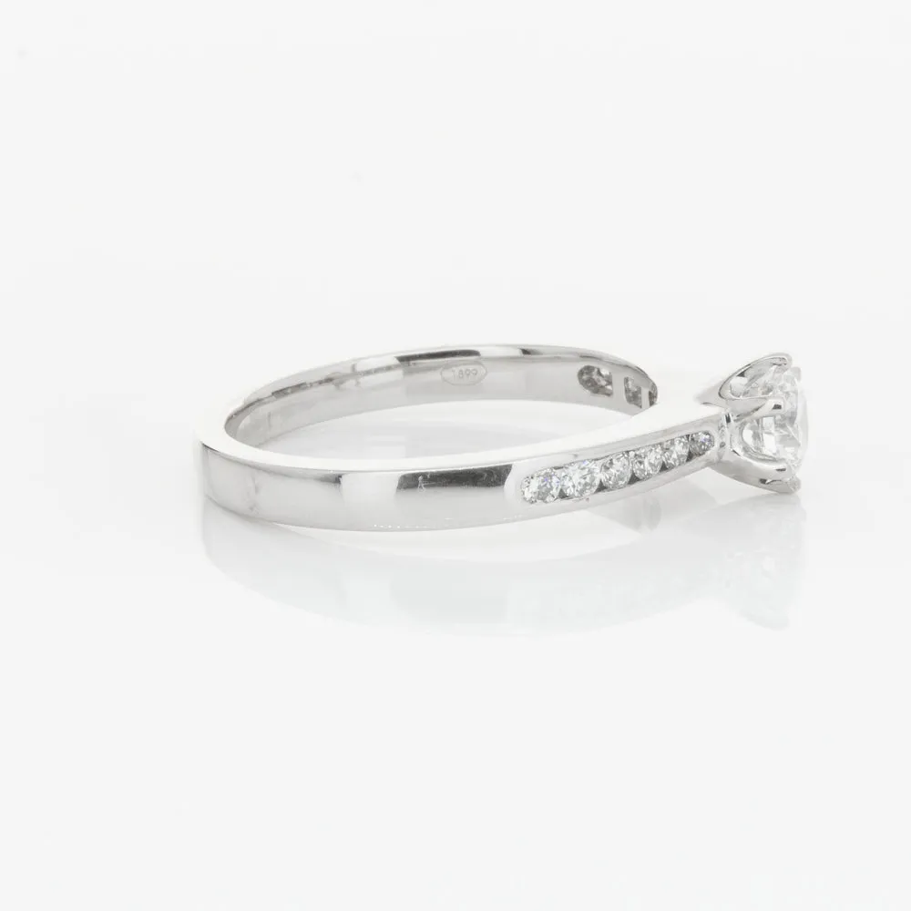18ct White Gold .51ct Diamond Avalon Ring