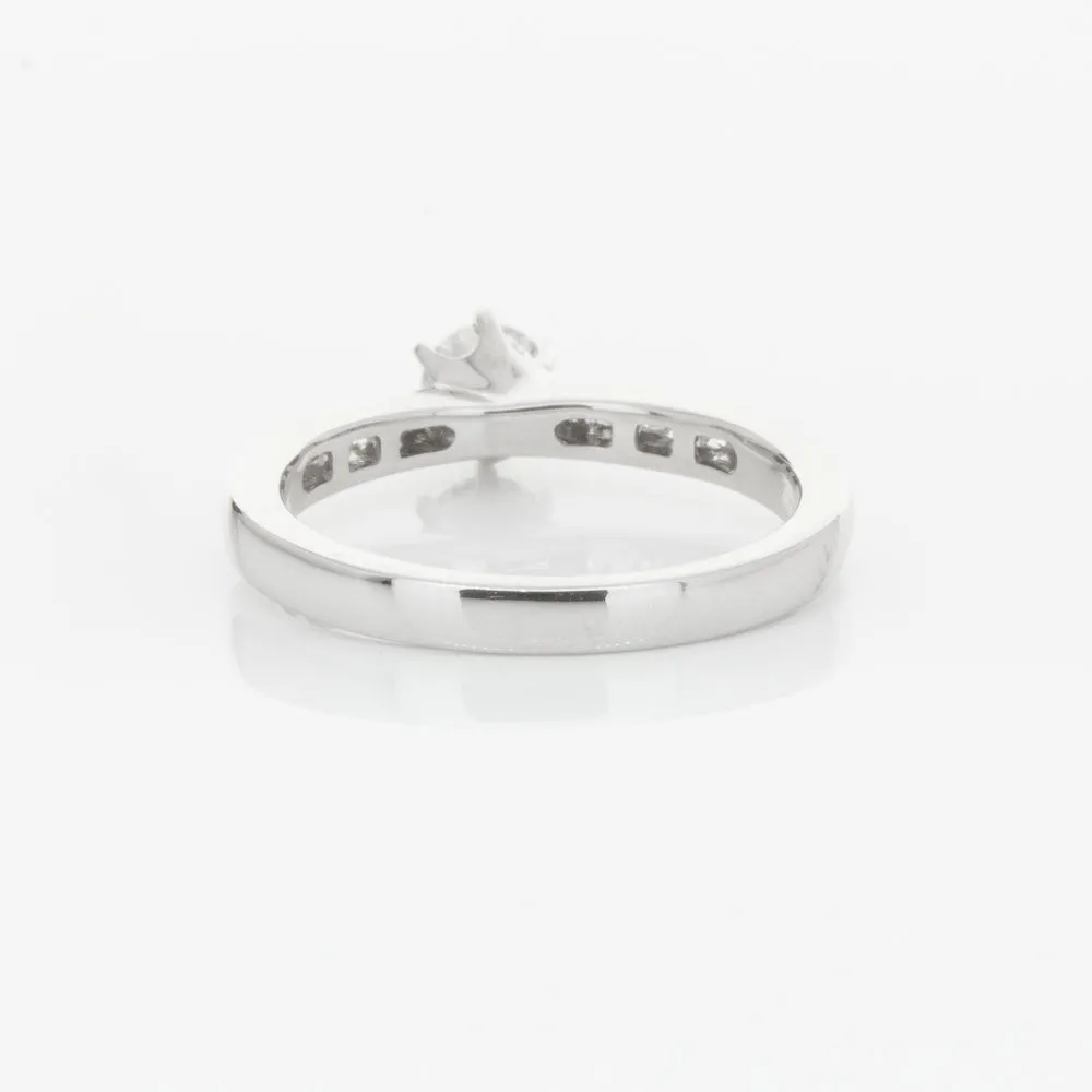 18ct White Gold .51ct Diamond Avalon Ring