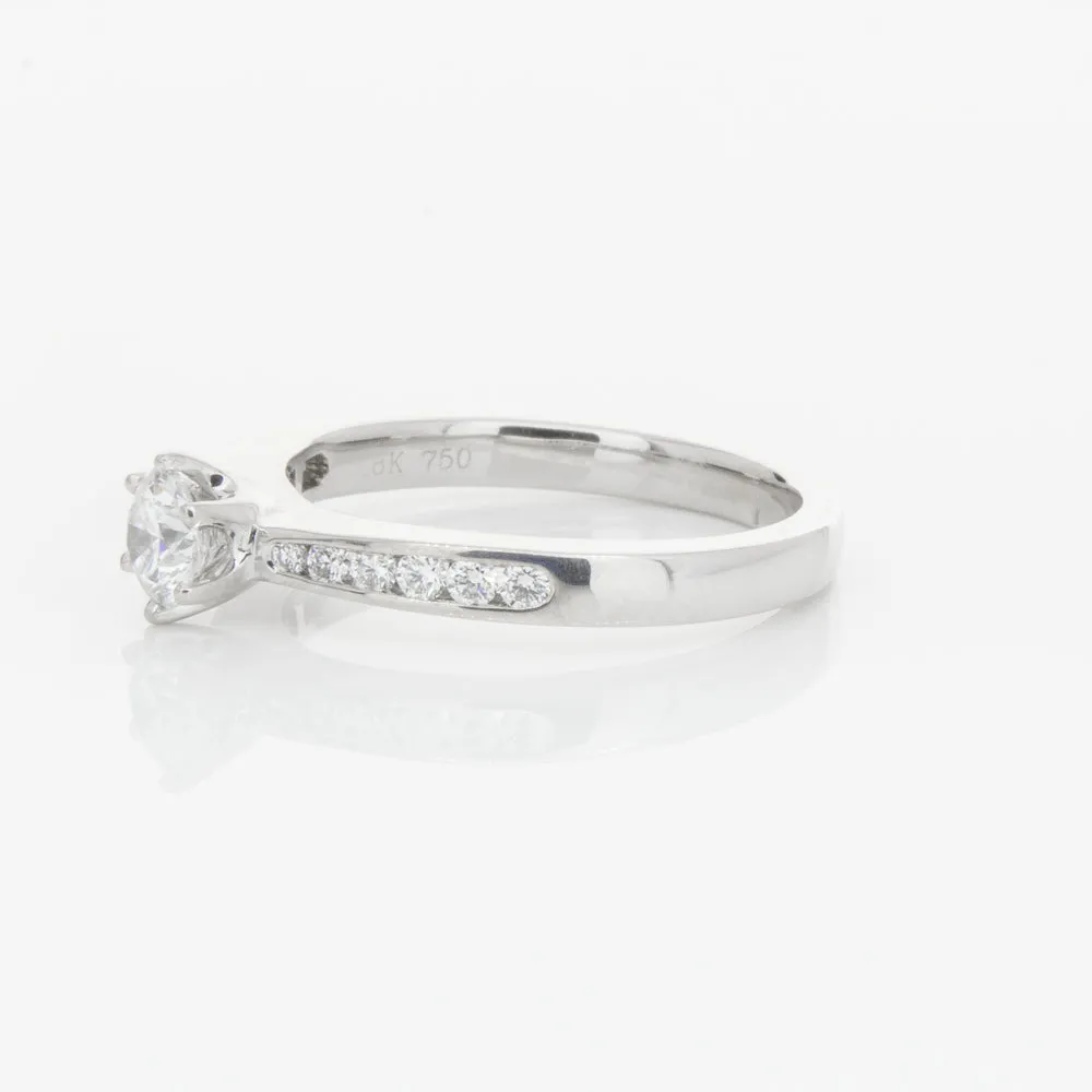 18ct White Gold .51ct Diamond Avalon Ring