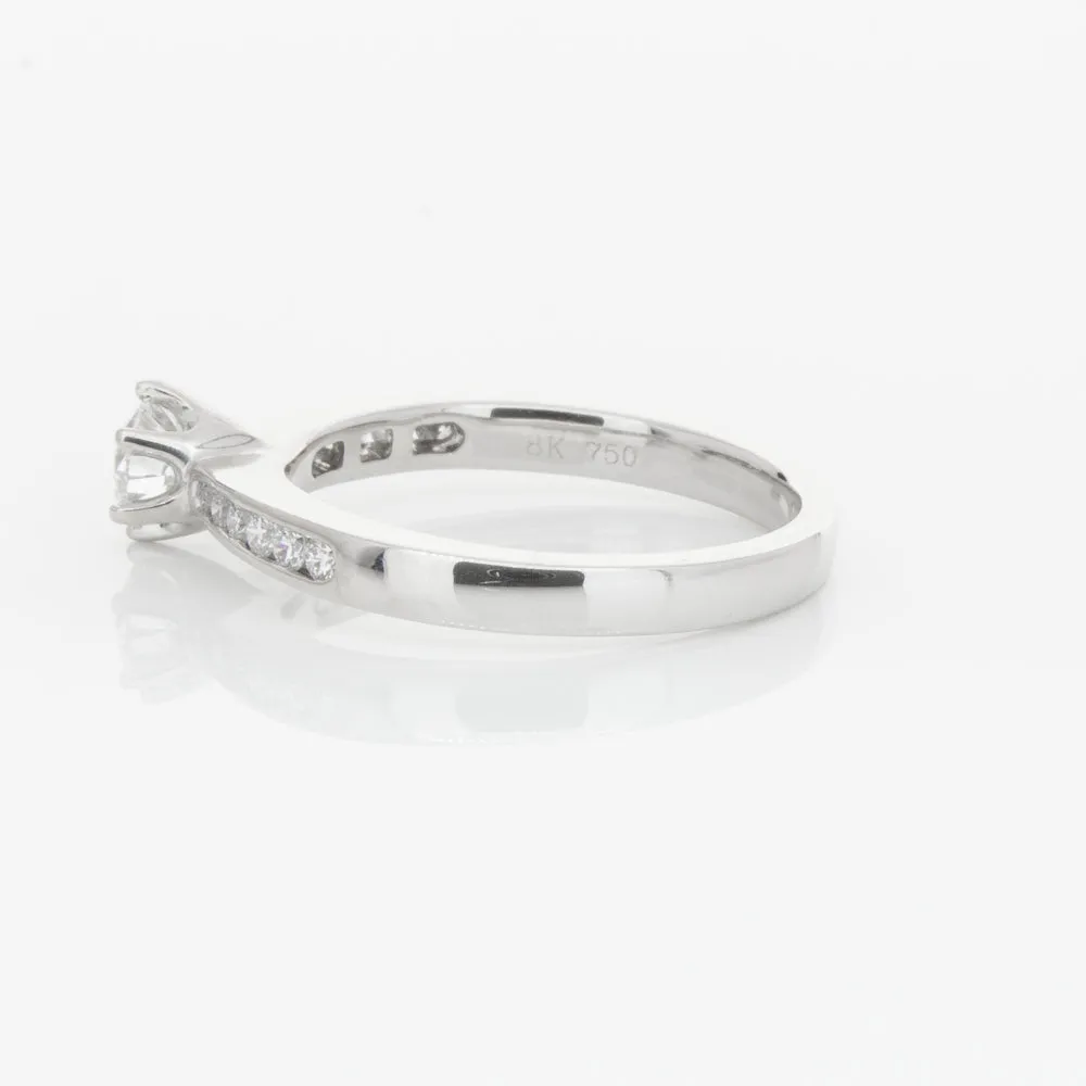 18ct White Gold .51ct Diamond Avalon Ring