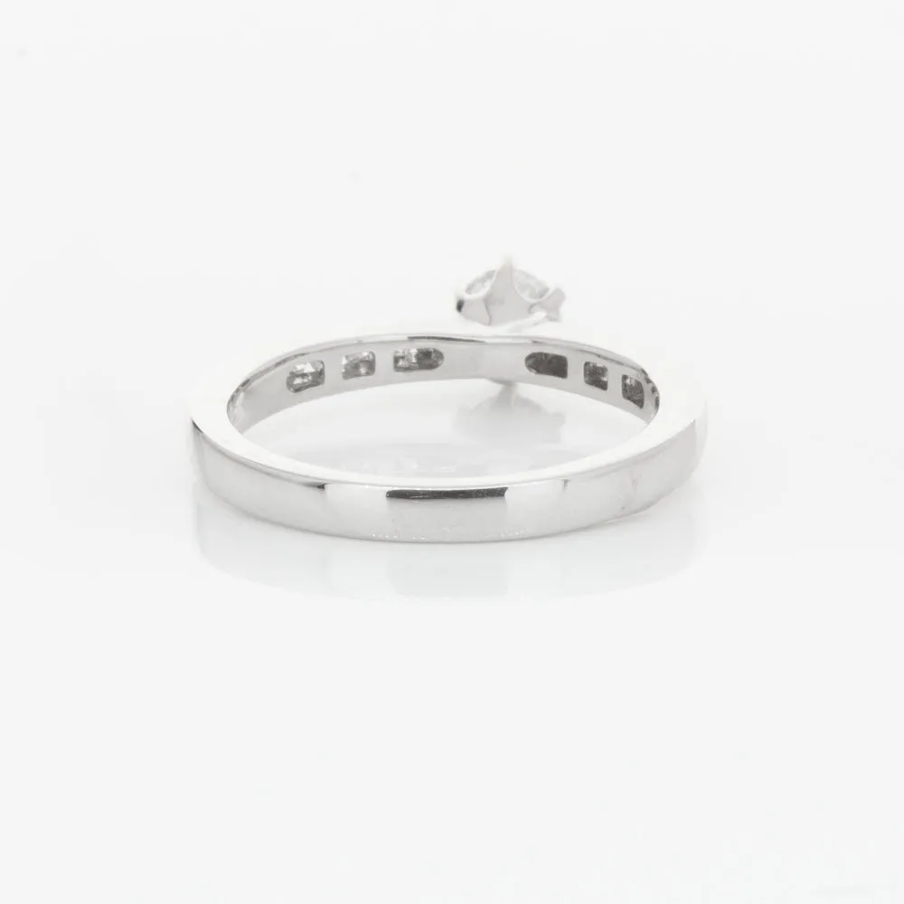 18ct White Gold .51ct Diamond Avalon Ring