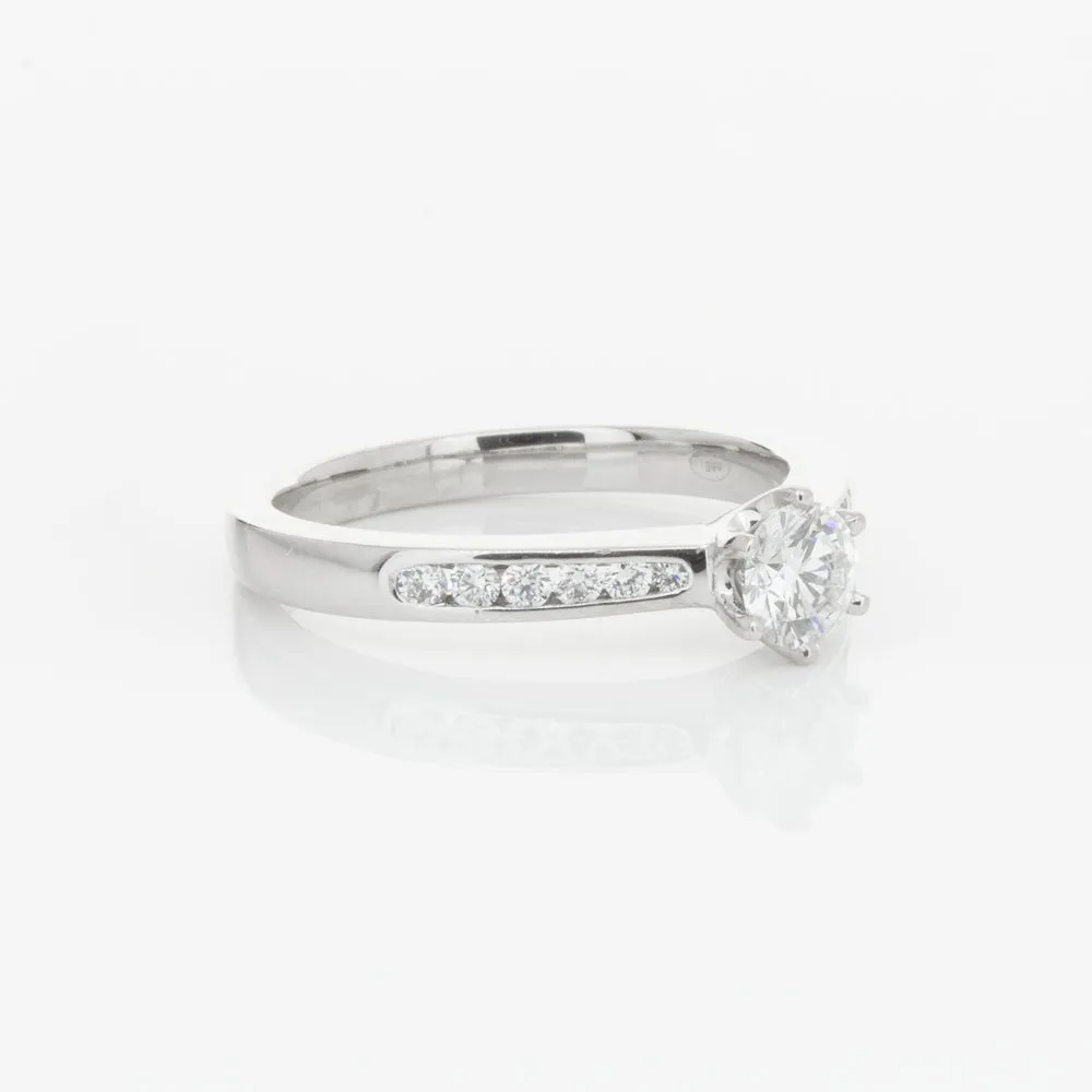 18ct White Gold .51ct Diamond Avalon Ring