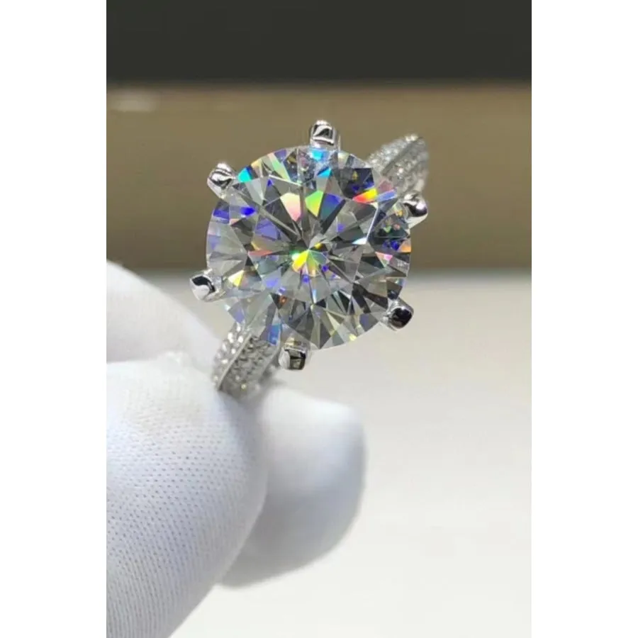 5 Carat  Moissanite 6-Prong Ring