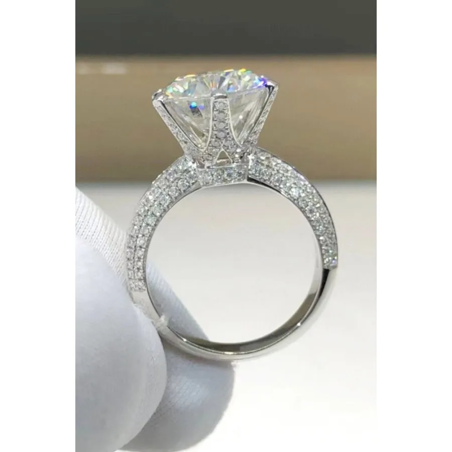 5 Carat  Moissanite 6-Prong Ring