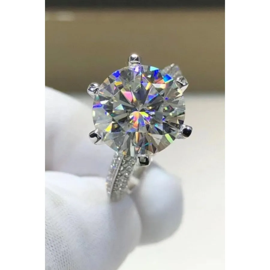 5 Carat  Moissanite 6-Prong Ring