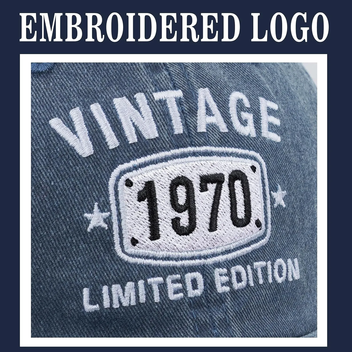 55th Birthday Gifts for Men Women 55 Year Old Gift Idea 1970 Vintage Baseball Hats