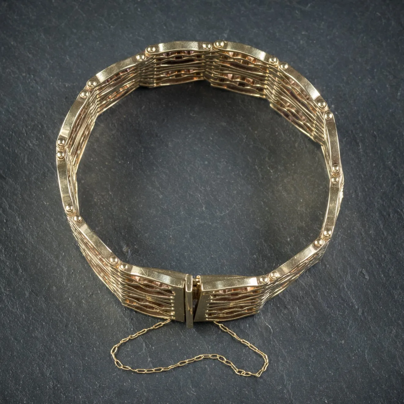 9Ct Gold Bracelet Dated Birmingham 1964