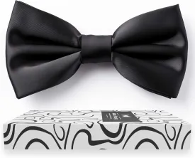 Adam Young Men's Bow Ties Pre-Tied Style Formal Satin Classic Bowtie for Tuxedo Faux Silk