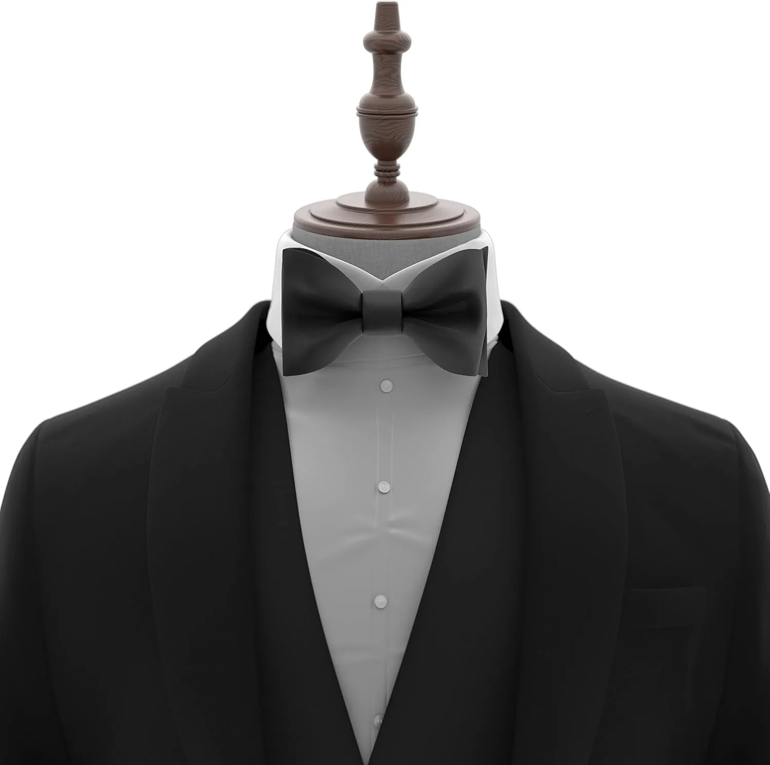 Adam Young Men's Self Tie Bow Ties Made of Sami-Glossy Satin Classic Bowtie for Tuxedo Faux Silk