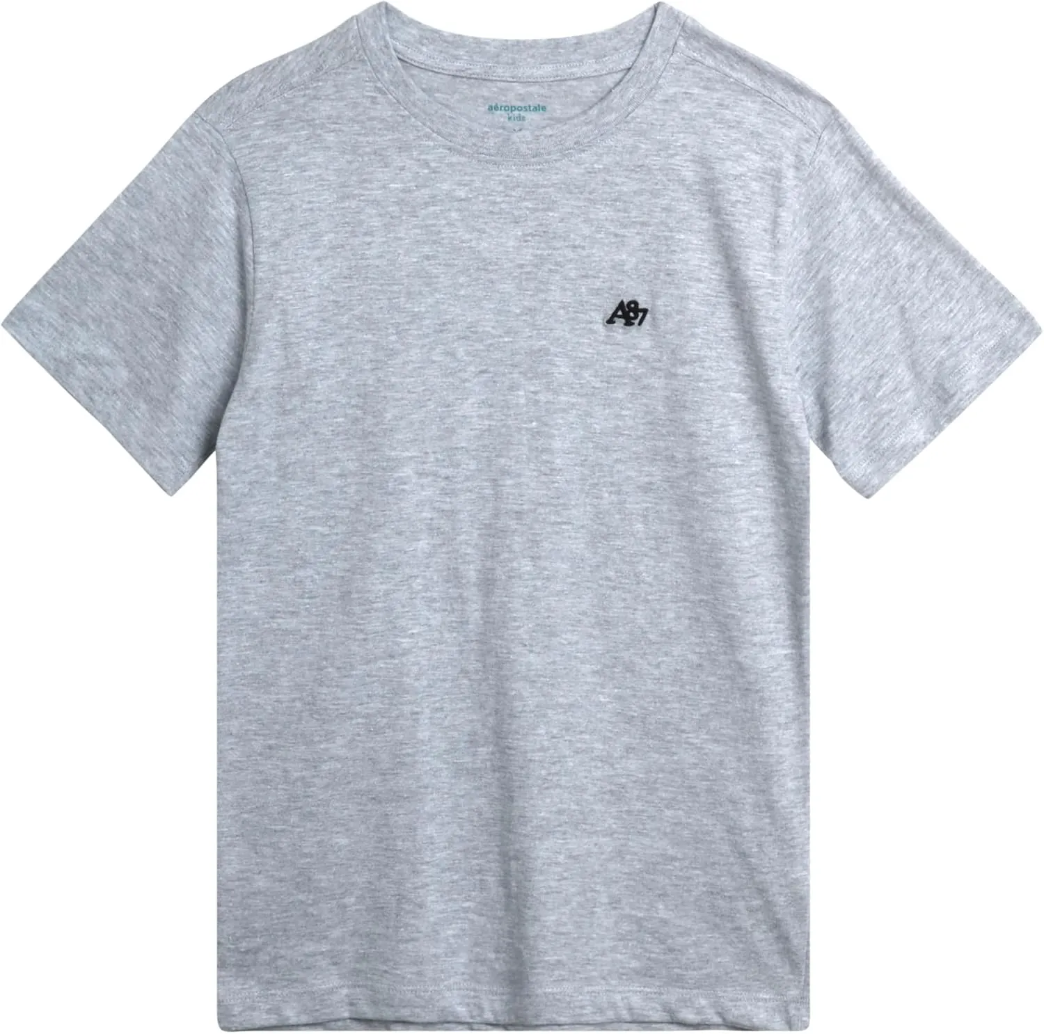 AEROPOSTALE Boys T-Shirt - Kids Basic Cotton Short Sleeve Shirt - Classic Crewneck Graphic Tee for Boys (4-16)