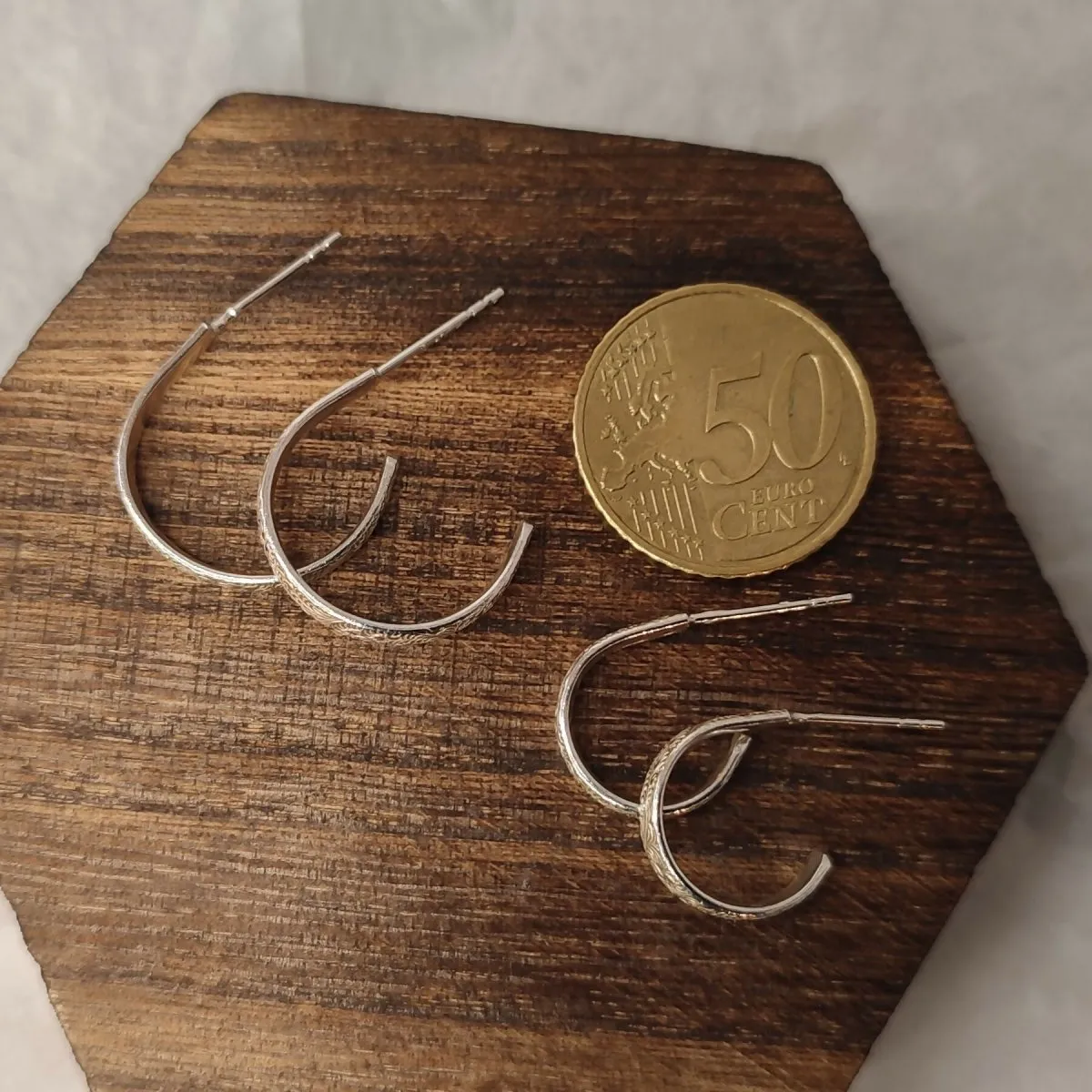 Artisan Large Patterned Hooped Earrings – Distinctive Fashion Statement