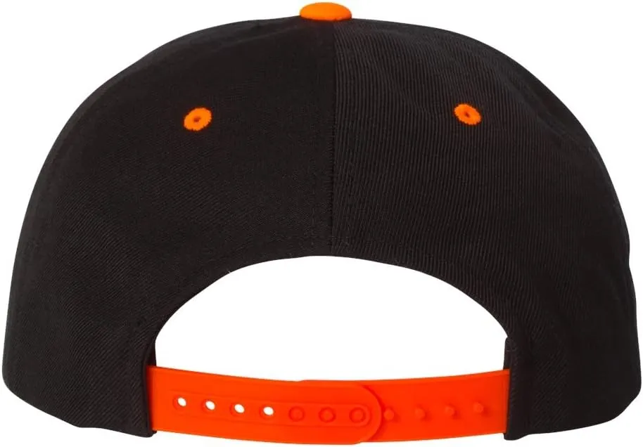 Bigfoot Hat Sasquatch Cap Embroidered Flat Bill Snapback Hat Two Tone Hip-Hop Hat Dad Cap Gift for Men Women Teen