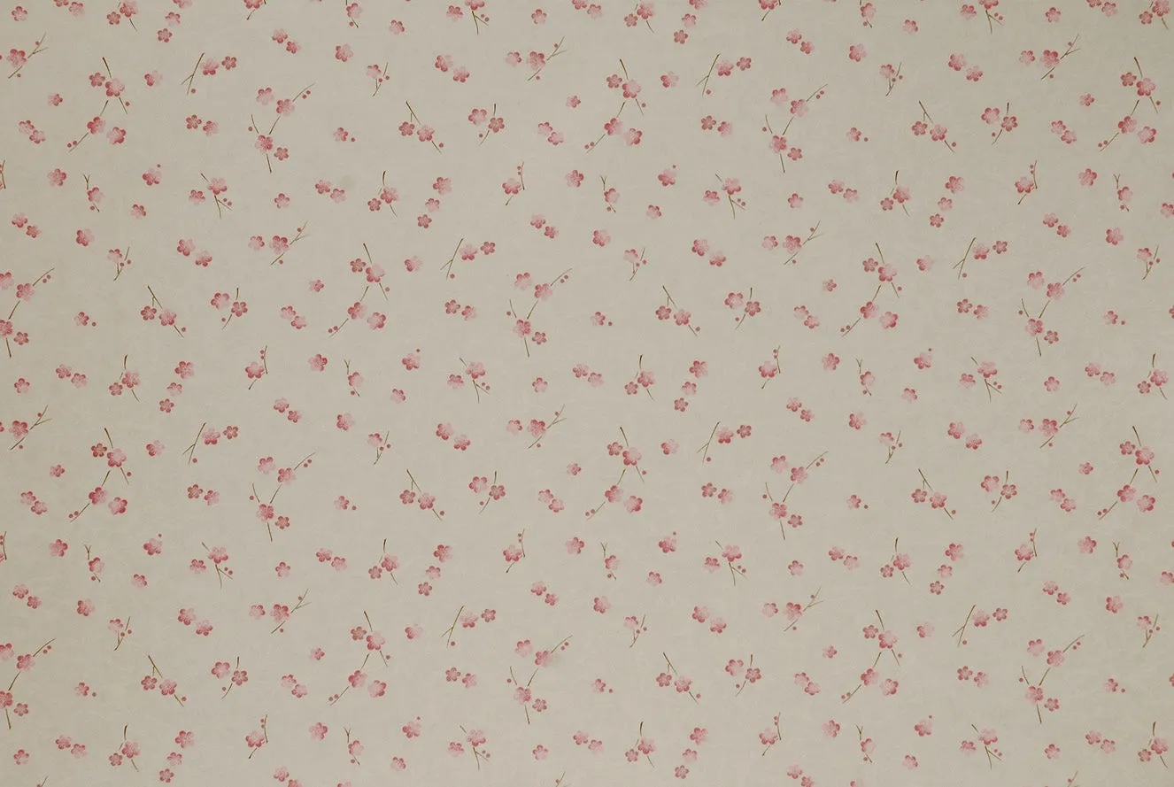 Chiyogami Blossom Pink on Cream