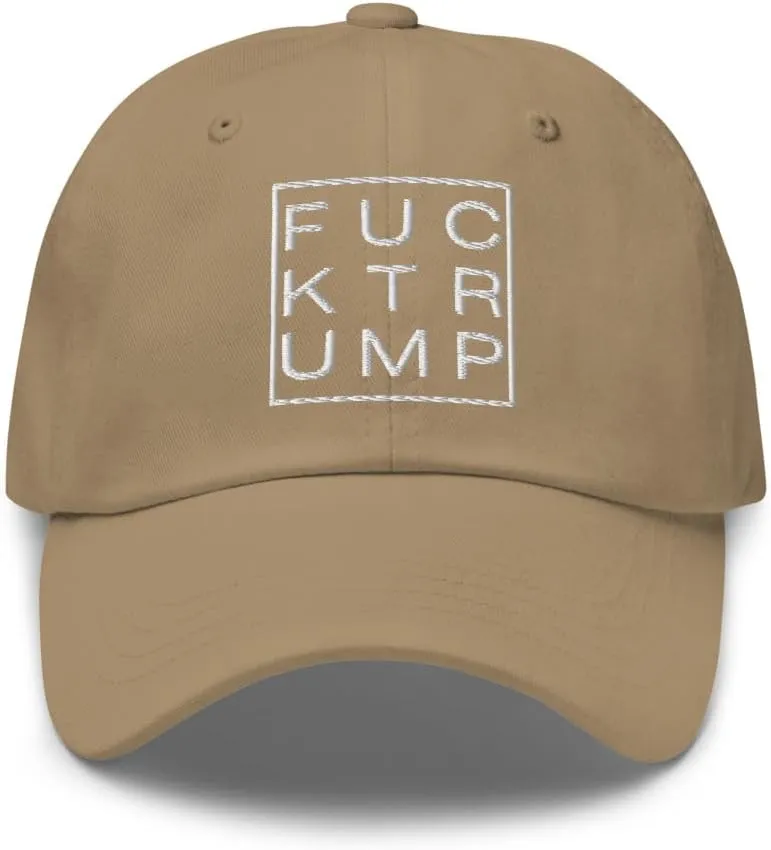 Classic Embroidered Anti Trump Fuck Trump Hate Lies Racism Fascism Sexism Resist hat
