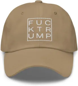 Classic Embroidered Anti Trump Fuck Trump Hate Lies Racism Fascism Sexism Resist hat