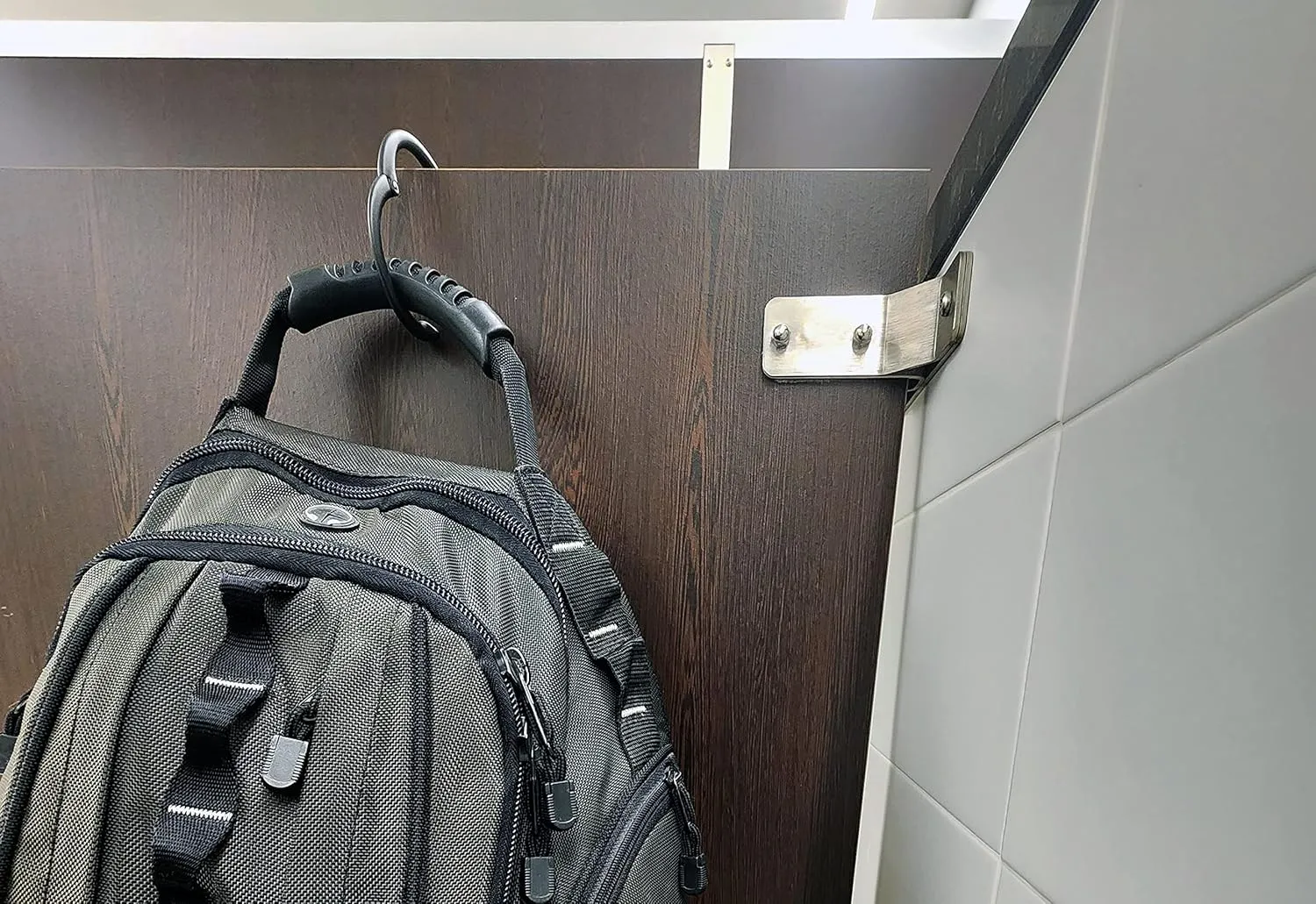 Clipa Bag Hanger - The Ring That Opens Into a Hook, Closes Automatically | Hangs Almost Anywhere in Just 1/2" of Space | Holds 33 lbs Yet Weighs Only 1.6 oz | 8 Styles | 3 yr Warranty