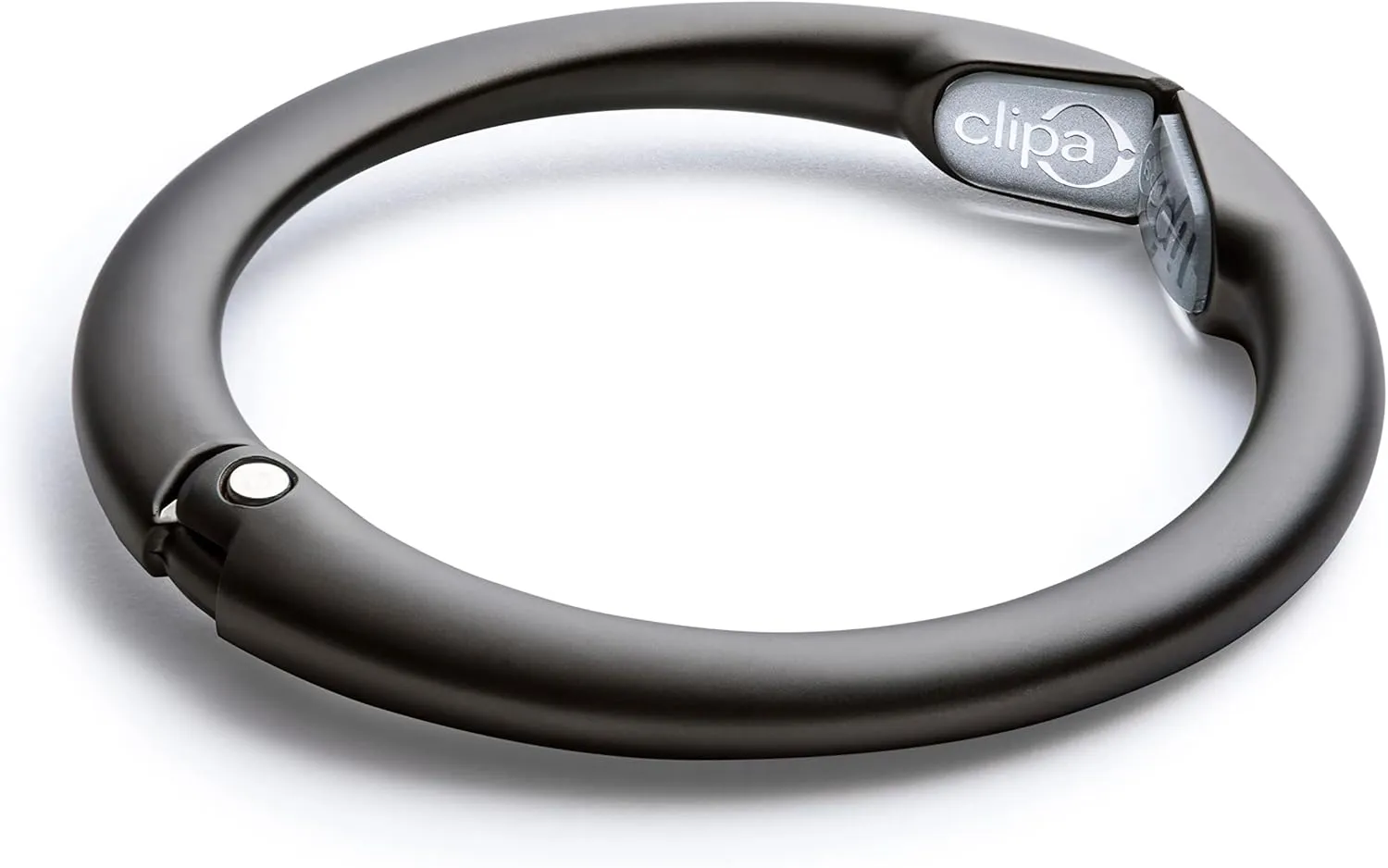 Clipa Bag Hanger - The Ring That Opens Into a Hook, Closes Automatically | Hangs Almost Anywhere in Just 1/2" of Space | Holds 33 lbs Yet Weighs Only 1.6 oz | 8 Styles | 3 yr Warranty