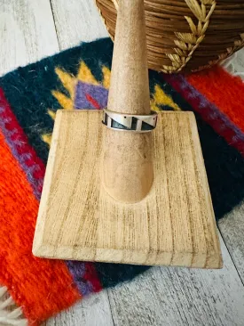 Hopi Overlaid Cigar Band Ring