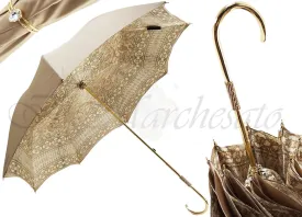 il Marchesato Luxury Ladies Double Cloth Umbrella Baroque Design
