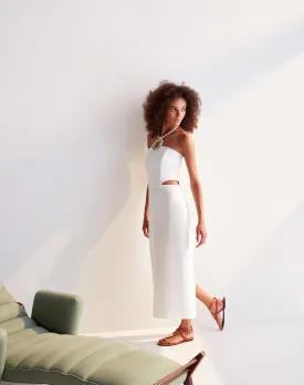 Jane Long Dress - Off White