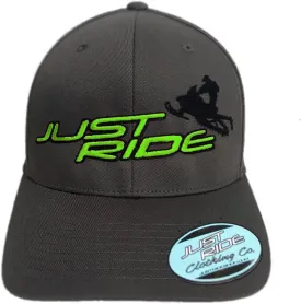 JUST RIDE Mountain Sled Hat Cap Snowmobile Custom Colors Personalized