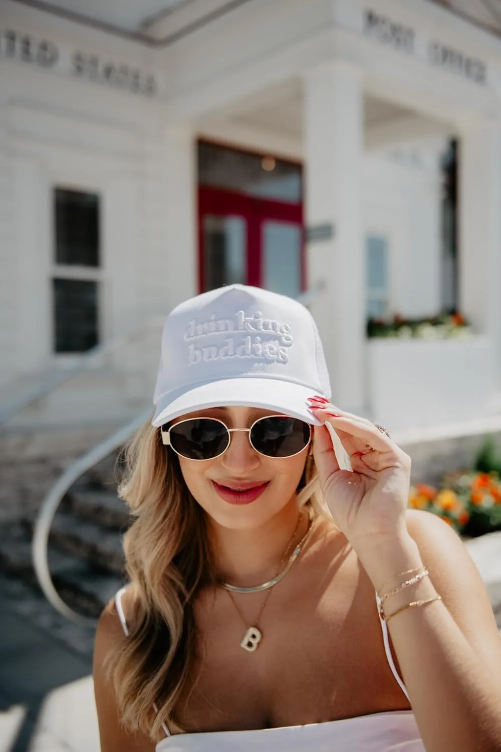 KATYDID 3-D Embroidered Trucker Hat