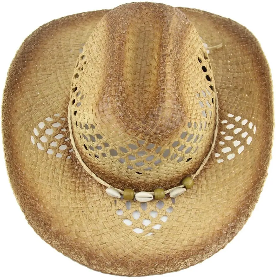 Men's & Women's Western Style Cowboy/Cowgirl Straw Hat