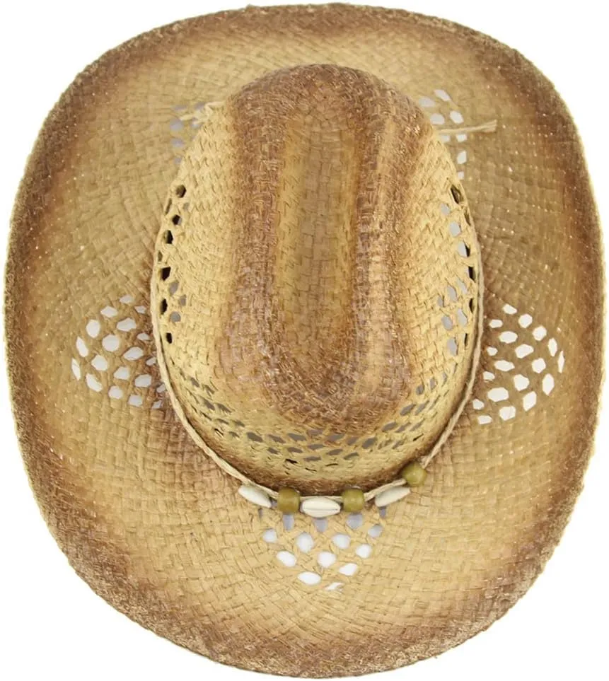 Men's & Women's Western Style Cowboy/Cowgirl Straw Hat