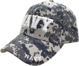 Military Veteran 3D Letters Digital Camo ACU Embroidered Cap Hat (Licensed)