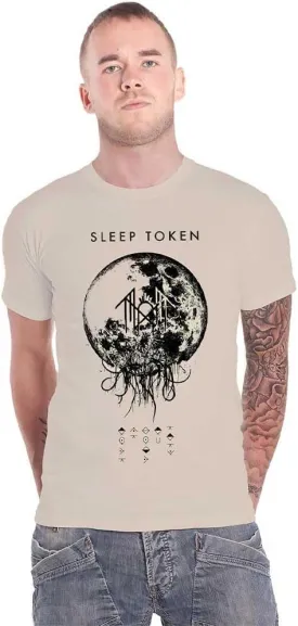 Sleep Token Take Me Back to Eden Band Logo T-Shirt Beige