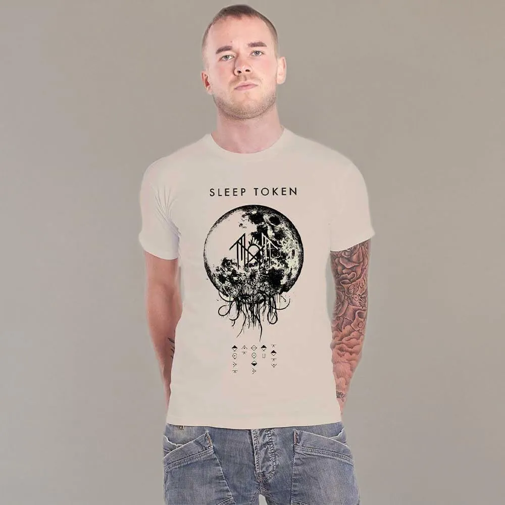 Sleep Token Take Me Back to Eden Band Logo T-Shirt Beige
