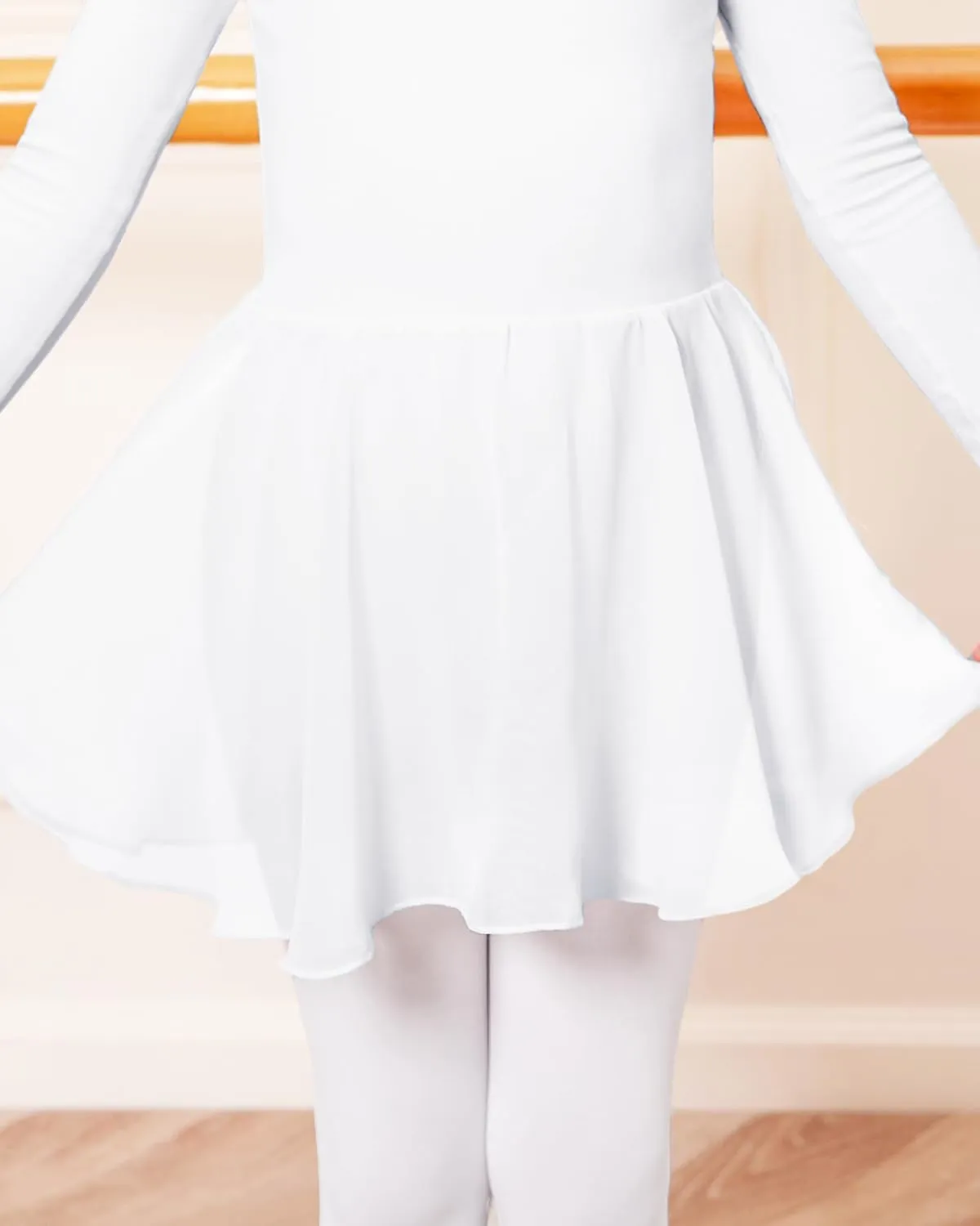 Stelle Ballet Leotards for Girls Long Sleeve Toddler Dance Leotard Outfits with Skirt Classic(Little/Big Kid)