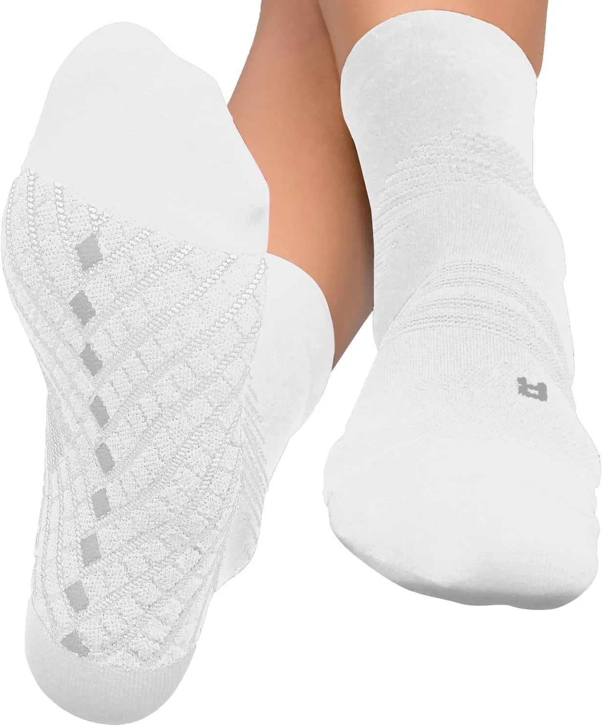TechWare Pro Plantar Fasciitis Socks  Cushion Ankle Compression Socks Women & Men. Achilles Tendonitis Brace & Arch Support