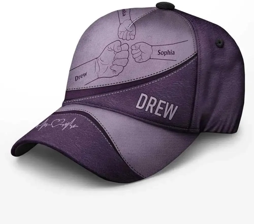 WANDER PRINTS Custom for Grandpa Dad - Personalized Classic Cap