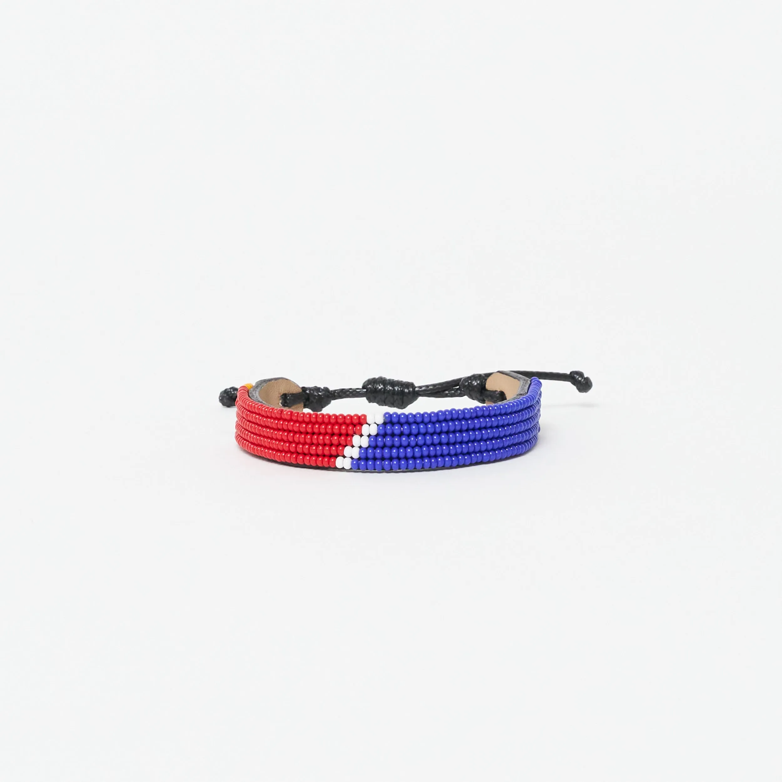 XLarge Tribal Bracelet - Red/White/Royal